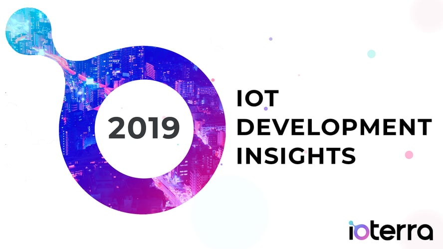 Cover image of the IoT development insights report